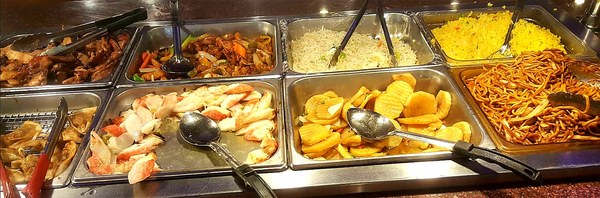 88 Buffet fried rice, lo mein, dumplings, and noodles